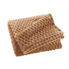 Image de Plaid Flanelle en Relief "Mini Frosty" 125x150cm Camel