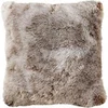 Image de Coussin Imitation Fourrure "Antartic" 45x45cm Choco