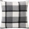 Image de Coussin Tartan en Velours "Ecossais" 45x45cm Anthracite