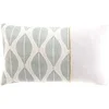 Image de Coussin déco Maho Polyester Coton 50x30cm Vert Sauge - Imprimé métallisé, déhoussable