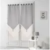 Image de Paire Voilages 2 x Duo - Taille 2 x 60 x 160 - Blanc