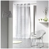 Image de Panneau a oeillets 140 x 240 cm voile imprime argent bully Blanc