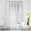 Image de Panneau a oeillets 140 x 240 cm voile fils coupes dandy Blanc Douceur d'Intérieur