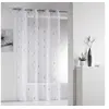Image de Panneau a oeillets 140 x 260 cm voile sable fils chenille chenilla Gris