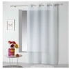 Image de Panneau a oeillets 140 x 240 cm voile sable top pompons poupette Blanc