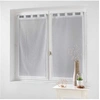 Image de Paire droite passants 2 x 60 x 90 cm voile sable applique dalya Blanc