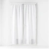 Image de Paire de Voilages Passe-Tringle "Haltona" 70x240cm Blanc