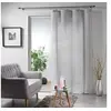 Image de Panneau a anneaux 140 x 240 cm voile tisse milza Gris