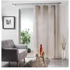 Image de Panneau a anneaux 140 x 240 cm voile tisse milza Beige