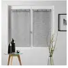 Image de Paire droite anneaux 2 x 60 x 90 cm voile tisse milza Anthracite