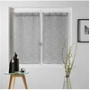 Image de Paire droite anneaux 2 x 60 x 120 cm voile tisse milza Anthracite