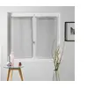 Image de Paire droite anneaux 2 x 60 x 160 cm voile tisse milza Gris