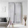 Image de Paire droite passe tringle 2 x 70 x 200 cm voile sable candide Gris