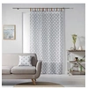 Image de Panneau passants faux cuir 140x240 cm voile sable imp. art deco chic Anthracite