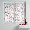 Image de Paire voilages 2 x petite fleur - 2 x 60 x 120 / blanc et rouge