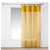 Image de Voilage à passants faux cuir 140 x 240 cm Milleray Jaune