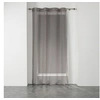 Image de Voilage a oeillets 140 x 240 cm voile tisse applique elea Gris/argent