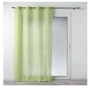 Image de Voilage a oeillets 140 x 240 cm polycoton uni mitsy Vert