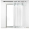 Image de Panneau a oeillets 140 x 240 cm voile sable+top applique metal levi Blanc/argent