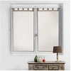 Image de Paire droite passants 2 x 60 x 90 cm voile sable+dentelle camilla Lin