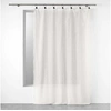 Image de Rideau Voilage à Anneaux Linka 140x240cm Blanc