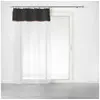 Image de Rideau Voilage à Anneaux "Leana" 140x240cm Noir