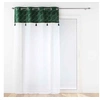 Image de Rideau Voilage à Oillets "Palmina" 140x240cm Vert