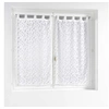 Image de Paire de Voilages Maille "Manon" 60x120cm Blanc