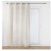 Image de Rideau Voilage à Oillets "Aline" 140x240cm Beige