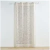 Image de Rideau Voilage à Oillets "Karla" 140x280cm Taupe