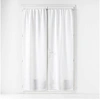 Image de Paire de Voilage Passe-Tringle "Haltona" 70x200cm Blanc