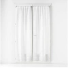 Image de Paire de Voilage Passe-Tringle Carlin 70x200cm Naturel