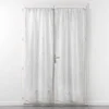 Image de Paire de Voilages Passe-Tringle "Filiane" 70x240cm Blanc