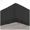 Image de Drap Housse "Lina" 90x190cm Charbon