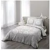 Image de Parure 3 p. 240x220 cm imprime 57 fils allover disco Rose/Menthe