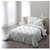 Image de Parure 3 p. 240x220 cm imprime 57 fils allover folio Menthe