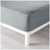 Image de Drap housse polycoton Actually gris bonnet 30 cm 140x190 cm