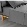 Image de Drap plat 1 pers 180x290 cm percale uni 78 fils percaline +p. bourdon Anthracite
