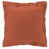 Image de Taie d'oreiller vp 63x63 cm percale uni 78 fils percaline +p. bourdon Terracotta
