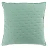 Image de Housse de Coussin "Mellow" 60x60cm Menthe & Blanc
