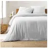 Image de Parure de lit gaze de coton blanc Angelia 260x240