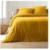 Image de Parure de lit gaze de coton jaune Angelia 260x240