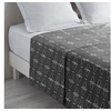 Image de Drap plat en coton "Aristide" - Gris anthracite - 180 x 290 cm