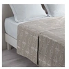Image de Drap plat en coton "Aristide" - Beige - 180 x 290 cm