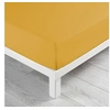 Image de Drap housse Biolina en coton biologique ocre bonnet 30 cm 90x190