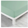Image de Drap housse Biolina en coton biologique vert sauge bonnet 30 cm 140x190