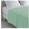 Image de Drap plat Biolina en coton biologique sauge 180x290