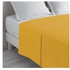 Image de Drap plat Biolina en coton biologique ocre 240x300
