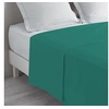 Image de Drap plat Biolina en coton biologique émeraude 240x300