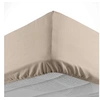 Image de Drap housse 90x190 cm - Bonnet 30 cm - 100% coton Sable
